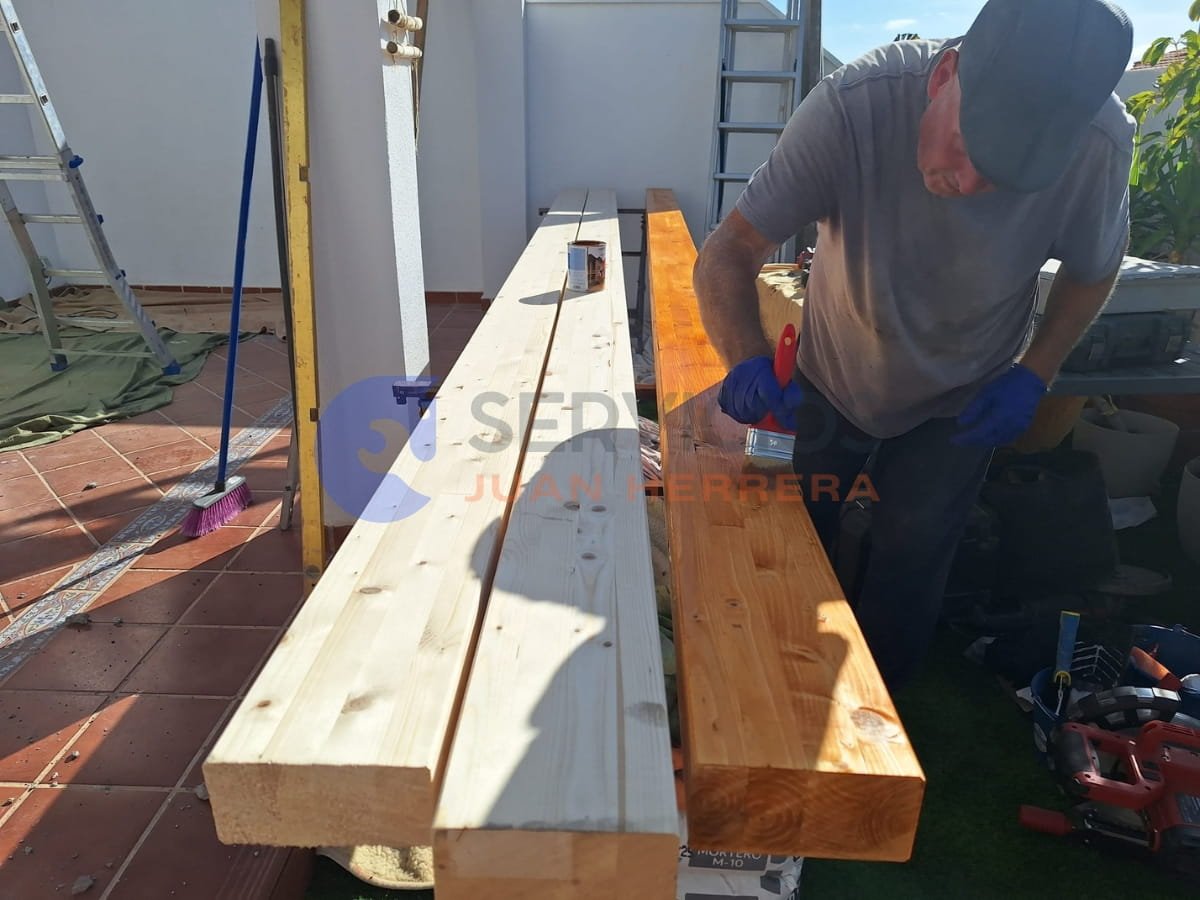 arreglar pergola fuerteventura
